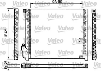 Конденсатор VALEO для ALFA ROMEO 164 (164_) 3.0 24V (164.K1)