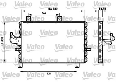 Кондиционер VALEO для ALFA ROMEO 146 (930_) 1.9 TD (930.B4A)