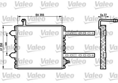 Конденсатор VALEO для VW POLO (6N1) 64 1.9 D