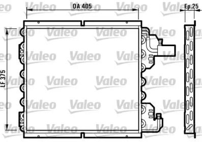 Конденсатор VALEO для RENAULT CLIO I (B/C57_, 5/357_) 1.4