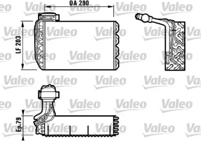 Кондиционер VALEO для PEUGEOT 405 I (15B) 1.9 Diesel