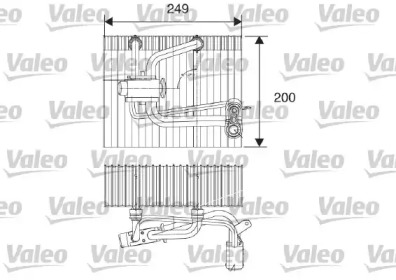 Испаритель VALEO для ALFA ROMEO 146 (930_) 1.7 i.e. 16V (930.B1)