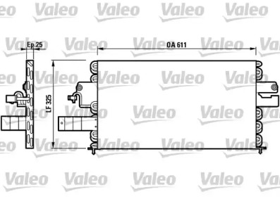 Кондиционер VALEO для NISSAN PRIMERA Traveller (W10) 1.6 i