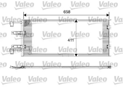 Конденсатор VALEO для NISSAN PRIMASTAR Фургон (X83) 2.0