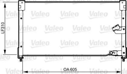 Конденсатор VALEO для HONDA ACCORD V (CC, CD) 2.0 i