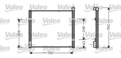 Кондиционер VALEO для HONDA CIVIC VI седан (EJ, EK) 1.6 VTi (EK4)