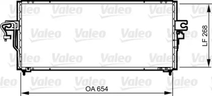 Кондиционер VALEO для NISSAN ALMERA I (N15) 2.0 D