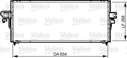 Кондиционер VALEO для NISSAN ALMERA I (N15) 2.0 D