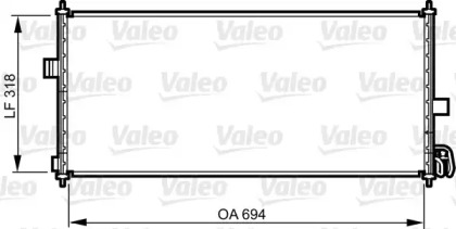 Конденсатор VALEO для NISSAN ALMERA II Hatchback (N16) 1.5