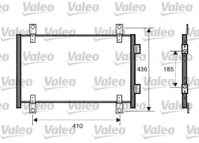 Кондиционер VALEO для PEUGEOT BOXER автобус (244, Z_) 2.8 HDi