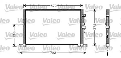 Кондиционер VALEO для JAGUAR X-TYPE Estate (X400) 2.5