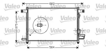 Конденсатор VALEO для CHEVROLET KALOS 1.2