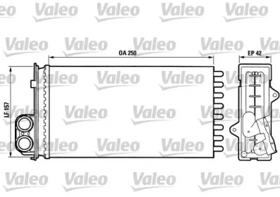 Отопление и вентиляция VALEO для PEUGEOT 405 I (15B) 1.9 SPort MI-16 4x4