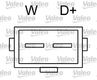 Генератор VALEO для VW TRANSPORTER IV c бортовой платформой/ходовая часть (70XD) 2.5 TDI