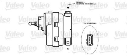 Передняя оптика VALEO для PEUGEOT 306 Кабриолет (7D, N3, N5) 2.0 16V