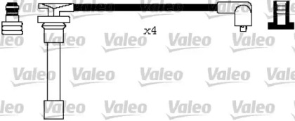 Свечной кабель / соединительные элементы VALEO для HONDA CIVIC II Shuttle (EE) 1.5 i 16V (EE2)
