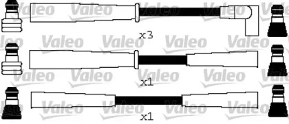 Свечной кабель / соединительные элементы VALEO для PEUGEOT 405 I (15B) 1.9 4x4