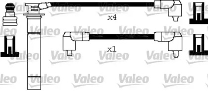 Свечной кабель / соединительные элементы VALEO для VW GOLF II (19E, 1G1) 1.8 GTI 16V