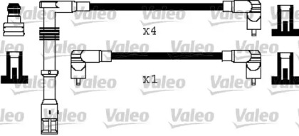 Свечной кабель / соединительные элементы VALEO для VW GOLF II (19E, 1G1) 1.8 GTI 16V