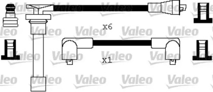 Свечной кабель / соединительные элементы VALEO для JAGUAR XJ (XJ40, XJ81) 6 3.2 24V