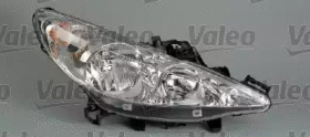 Основная фара VALEO для PEUGEOT 207 CC (WD_) 1.6 HDi