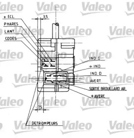 Внутренняя отделка VALEO для PEUGEOT 205 I (741A/C) 1.7 Diesel