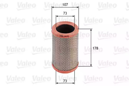 Воздушный фильтр VALEO для NISSAN KUBISTAR (X76) 1.2