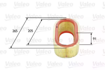 Фильтры VALEO для RENAULT KANGOO (KC0/1_) 1.4 (KC0C, KC0H, KC0B, KC0M)