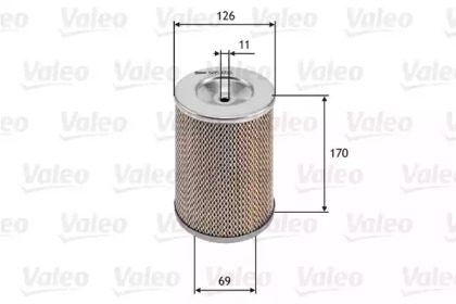 Воздушный фильтр/корпус воздушного фильтра VALEO для NISSAN VANETTE Фургон (C22) 1.5