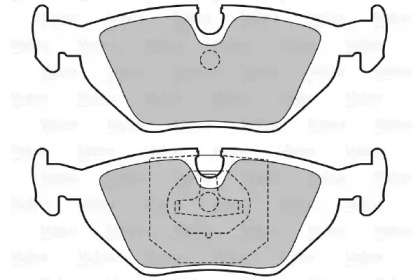 Тормозные колодки VALEO для BMW 3 Compact (E36) 318 ti