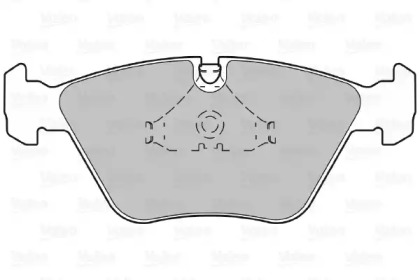 Тормозные колодки VALEO для JAGUAR XJ (XJ40, XJ81) 6 3.2 24V