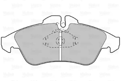 Дисковой тормозной механизм VALEO для MERCEDES-BENZ SPRINTER 3-t Фургон (903) 308 CDI