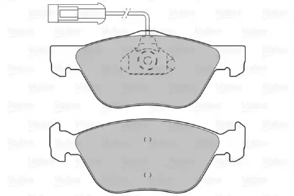 Дисковой тормозной механизм VALEO для ALFA ROMEO 146 (930_) 2.0 16V Quadrifoglio (930.B5)