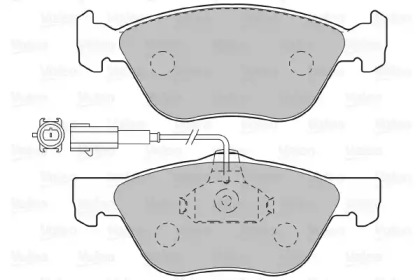 Дисковой тормозной механизм VALEO для ALFA ROMEO 146 (930_) 2.0 16V Quadrifoglio (930.B5)