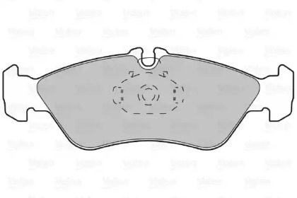 Дисковой тормозной механизм VALEO для MERCEDES-BENZ SPRINTER 3-t Фургон (903) 308 CDI