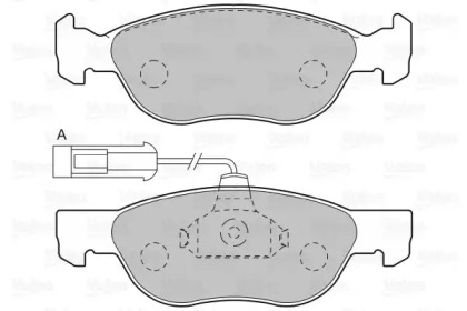 Дисковой тормозной механизм VALEO для ALFA ROMEO 146 (930_) 1.9 TD (930.B4A)