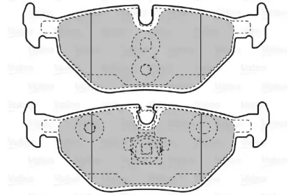 Тормозные колодки VALEO для BMW 3 Compact (E36) 318 ti