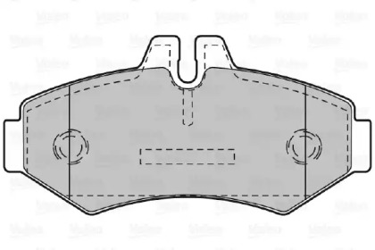 Дисковой тормозной механизм VALEO для MERCEDES-BENZ SPRINTER 3-t Фургон (903) 308 CDI