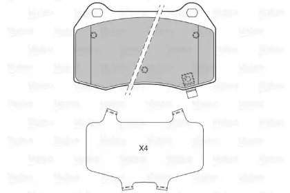Дисковой тормозной механизм VALEO для NISSAN 350 Z купе (Z33) 3.5