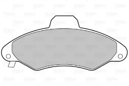 Тормозные колодки VALEO для FORD ESCORT '95 Фургон (AVL) 1.8 D