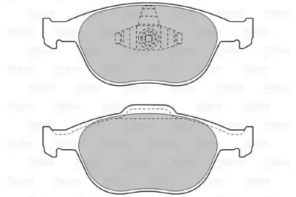 Дисковой тормозной механизм VALEO для FORD TOURNEO CONNECT 1.8 TDCi /TDDi /DI