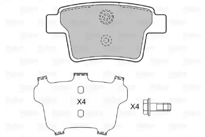 Дисковой тормозной механизм VALEO для JAGUAR X-TYPE Estate (X400) 2.0 D