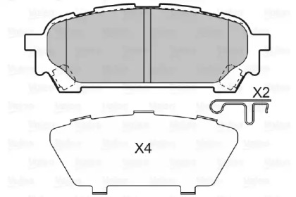Запчасти для ТО VALEO для SUBARU IMPREZA седан (GD) 2.0 WRX Turbo AWD