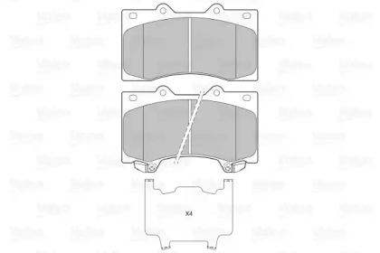 Дисковой тормозной механизм VALEO для NISSAN PATROL VI (Y62) 5.6