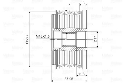 Генератор VALEO для MAZDA BT-50 Пикап (CD, UN) 2.5 MRZ-CD 4x4