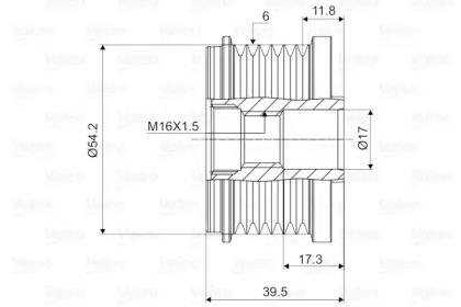 Составляющие VALEO для MAZDA 2 (DY) 1.4 CD