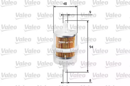 Топливный фильтр VALEO для MAZDA 818 универсал 1.6