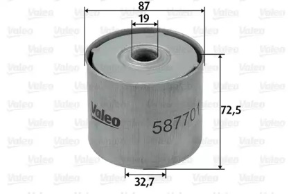 Топливный фильтр VALEO для FORD ESCORT IV Turnier (AWF, AVF) 1.6 D