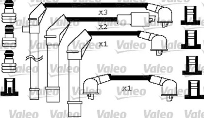Свечной кабель / соединительные элементы VALEO для NISSAN TERRANO I (WD21) 3.0 i 4WD