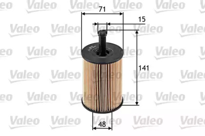Масляный фильтр VALEO для VW MULTIVAN V (7HM, 7HN, 7HF, 7EF, 7EM, 7EN) 1.9 TDI